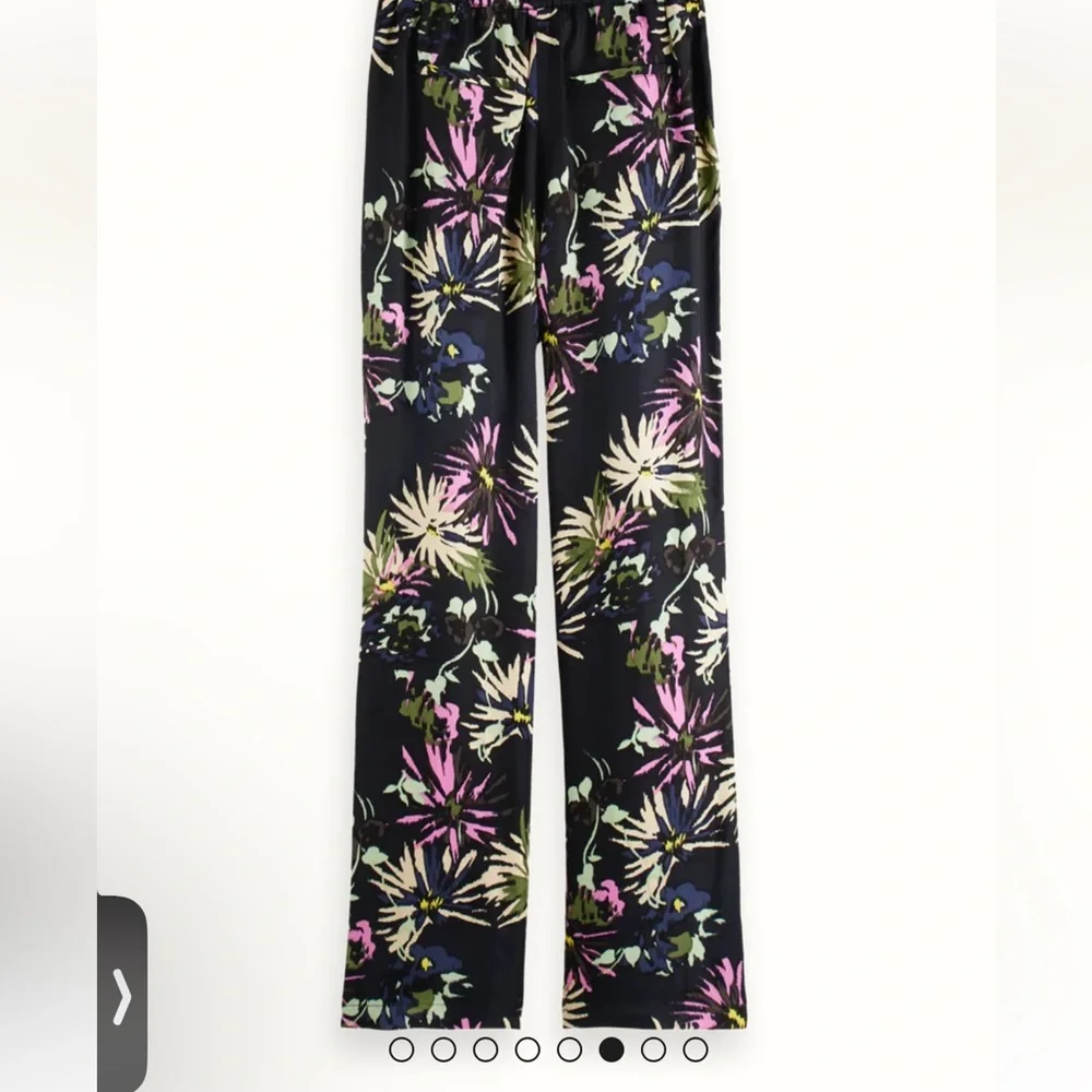 The Gia mid-rise wide-leg printed XS 32 stretch waist - Picture 6 of 16